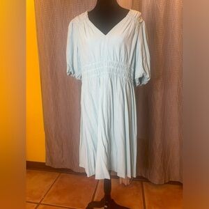 Calvin Klein light blue dress